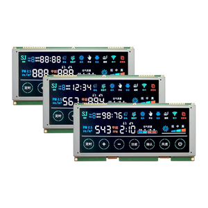 Hochwertiges benutzer definiertes Segment LCD-Display BTN Negative 5V Controller weiße Hintergrund beleuchtung 7 Monochrom-Segment-LCD-Anzeige modul - Product Image 4