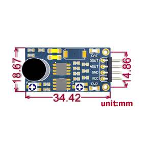 Arduino LM386 ses algılama sensörü modülü ses kontrol modülü LM386 ile uyumlu