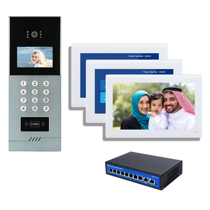 Módulo de timbre interno Apartamento Sistema de intercomunicación de video con cable analógico Videoportero Teléfono Timbre Sistema de puerta de entrada Monitor - Product Image 1