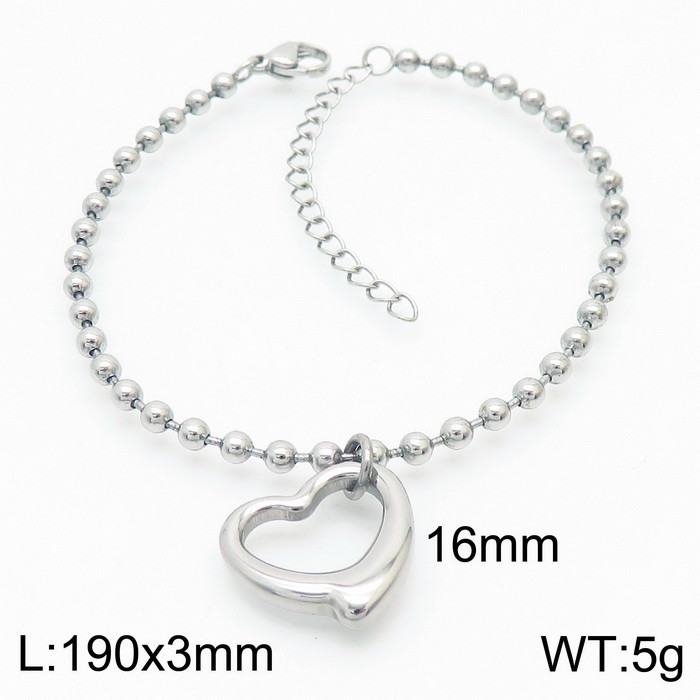 Oval Silver Tone
