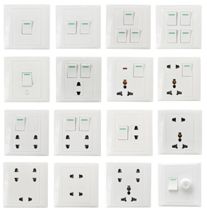 PL Home <strong>Use</strong> <strong>Electrical</strong> <strong>Socket</strong> <strong>Switch</strong> 2 Gang 1 Way High Quality Light Touch <strong>Switch</strong> Factory Price Cambodia Standard <strong>Switch</strong> <strong>Socket</strong> - Product Image 4