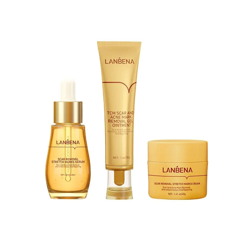 LANBENA-Crema para eliminar granos y acné, 3 botellas, tcm
