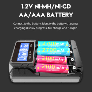 DN4-W 18650バッテリー充電器 (QC 3.0 4スロットABS充電器付き) - Product Image 4
