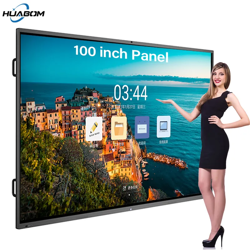 multi points touching screen interactive whiteboard 65 inch electronic smart board for education
