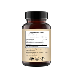 OEM/ODM Hericium Erinaceus Lions mantar takviyesi Lions Mane kapsüller - Product Image 2