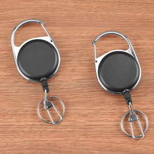 100cm 40 inch Kính thiên văn Chiều dài xách tay tự động có thể thu vào Băng đo Công cụ câu cá Keychain huy hiệu Reel chủ - Product Image 6