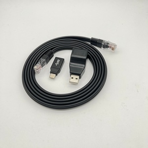 2合1 RS232 1.8m usb至rj45串行适配器，用于交换机路由器和服务器 - Product Image 2