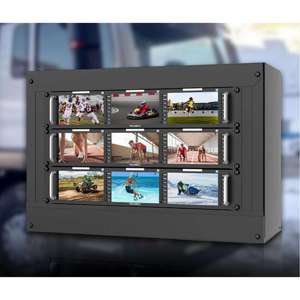 FeelworldT51 PLUS Triple 5 "2RU 800x480 Broadcast LCD Monitor de montaje en rack con 3G-SDI, HDMI, entrada y salida AV - Product Image 4