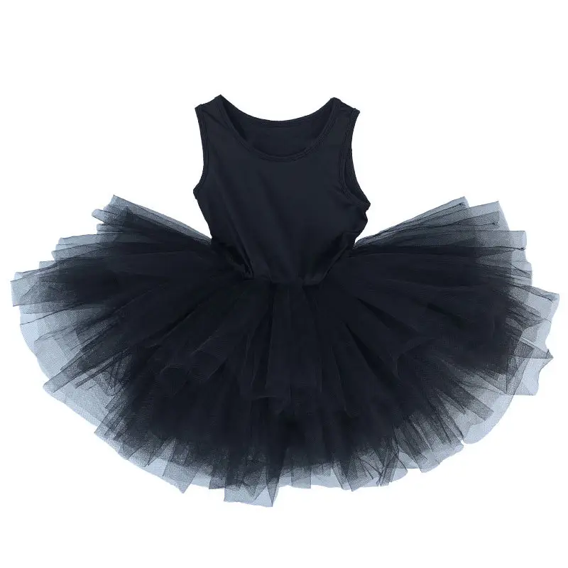 Vestido de tutú de Ballet para niñas de 3 a 10 años, tutú de baile Rosa antipolvo