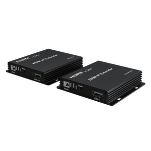 200m KVM超过IP电力线HDmi扩展器TX RX，包括USB Cat6无线金属KVM扩展器远程红外接入5v适配器