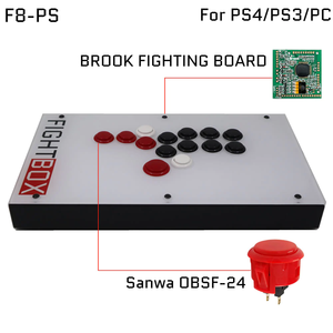 ストリートファイター6FightBoxF8すべてのボタンHitboxStyleアーケードジョイスティックスティックゲームコントローラーPS4/PS3/PC HitboxPS4用 - Product Image 5