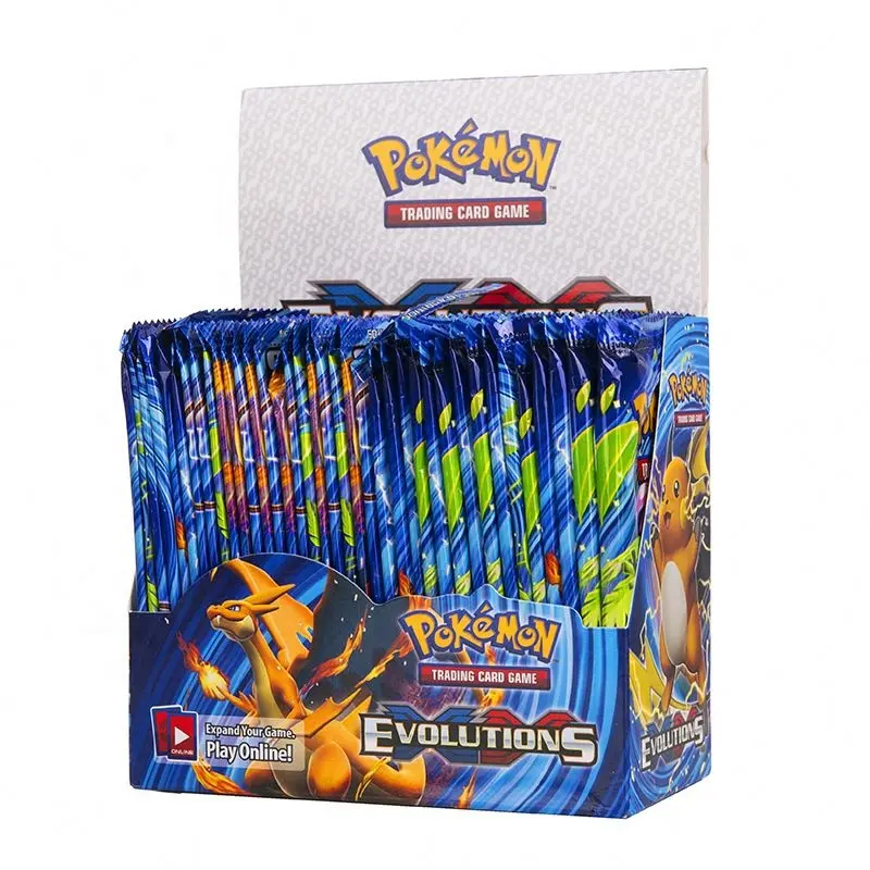 Le più recenti carte di raccolta Poke mond Shiny 324Pcs TCG Series Sunmoon Evolution Booster Display Box 36 confezioni di giocattoli per carte collezionabili sigillate