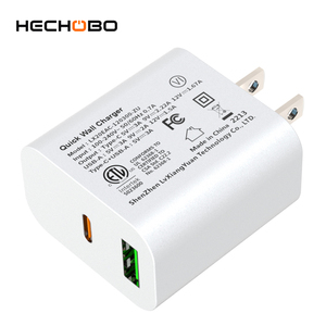 เครื่องชาร์จติดผนัง pd 20w 20 วัตต์ type-c usb-c usb c + usb a พอร์ตคู่อะแดปเตอร์ชาร์จเร็วสําหรับโทรศัพท์ apple สําหรับ iphone11-15 - Product Image 1