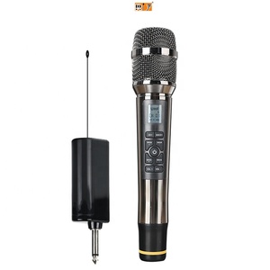 Mi194 Nuevo SISTEMA DE MICRÓFONO INALÁMBRICO 1/2 canales UHF Micrófono de mano con función de reverberación - Product Image 1