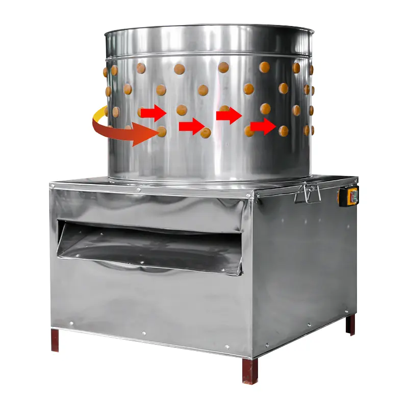 Macchina automatica per spiumatura di pollo con dispositivo di rimozione di piume in vendita