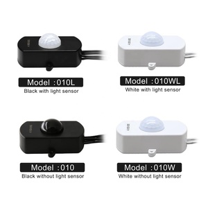 Precio de fábrica Detector de interior Luz de movimiento infrarroja Interruptor de sensor de movimiento Sensores de posición de movimiento PIR para rayas de luz LED