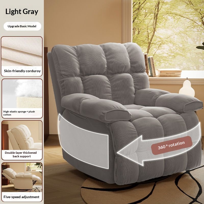 corduroy-rotatable-manual sitting and lying