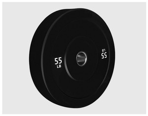 Пластины-бамперы 10 лб-45 фунтов, полноразмерные резиновые весовые пластины для тренажерного зала, переносные для силовых тренировок и домашнего фитнеса - Product Image 2