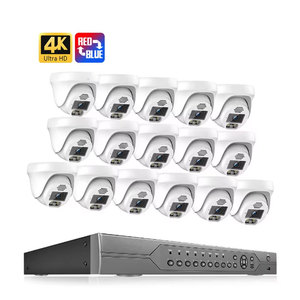 8MP 4K ev güvenlik kamerası sistemi NVR yüz algılama IP PoE güvenlik kamerası 16 kanal NVR sistemi - Product Image 1
