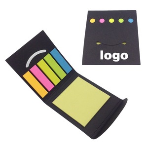 Notas adhesivas de impresión personalizadas de nuevo diseño para la escuela Portapapeles adhesivos negros con cubierta de sobre - Product Image 1