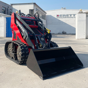 Derette 480i CE & EPA mini nhỏ gọn theo dõi loader đứng phía sau Skid chỉ đạo với xô tự động san lấp mặt bằng - Product Image 5