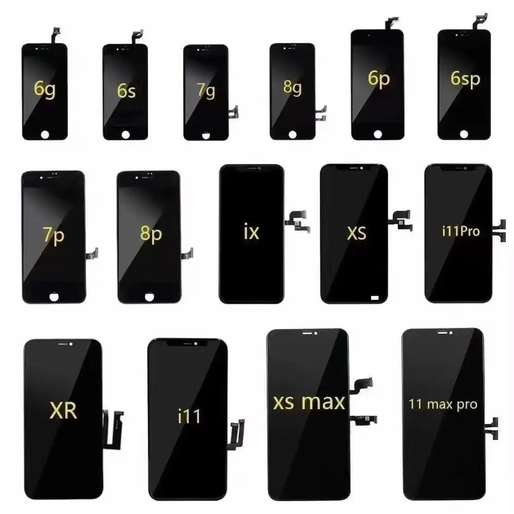 สำหรับ iPhone x Display XS MAX XR หน้าจอสัมผัสสำหรับ iPhone 11 11PROMAX 12PROMAX 13 Pro จอ LCD แทนที่หน้าจอโทรศัพท์มือถือ