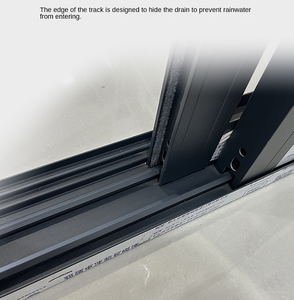 Eight-Wheel Sliding Doors <strong>Windows</strong> with Screens Double Soft <strong>Close</strong> PVC Residential Sliding <strong>Window</strong> Systems Folding Open Style - Product Image 3