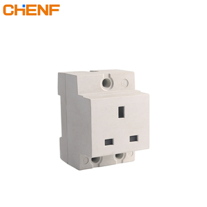 CHENF 16a 25a ซ็อกเก็ตแบบติดตั้ง250V,ซ็อกเก็ตแบบแยกส่วนฝรั่งเศส/Eu/Universal Power ซ็อกเก็ตรางไฟฟ้า Din ซ็อกเก็ตรางนำทาง - Product Image 5