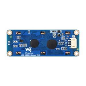 Modulo Waveshare LCD1602 <span class=keywords><strong>I2C</strong></span>, opzioni per tre colori, 32 caratteri LCD, 3.3V/5V, retroilluminazione regolabile