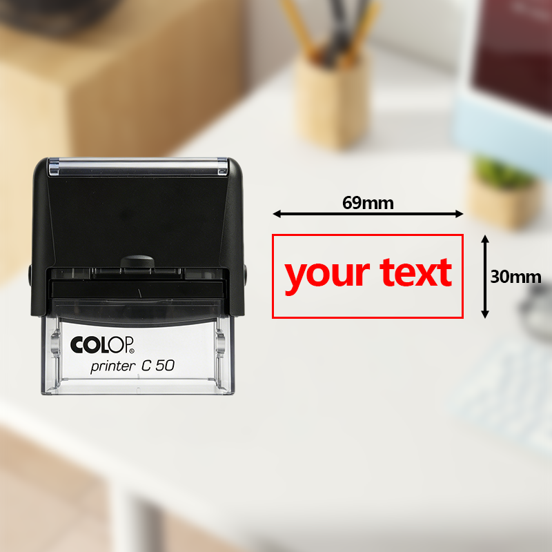 C50-Black casing-Red ink