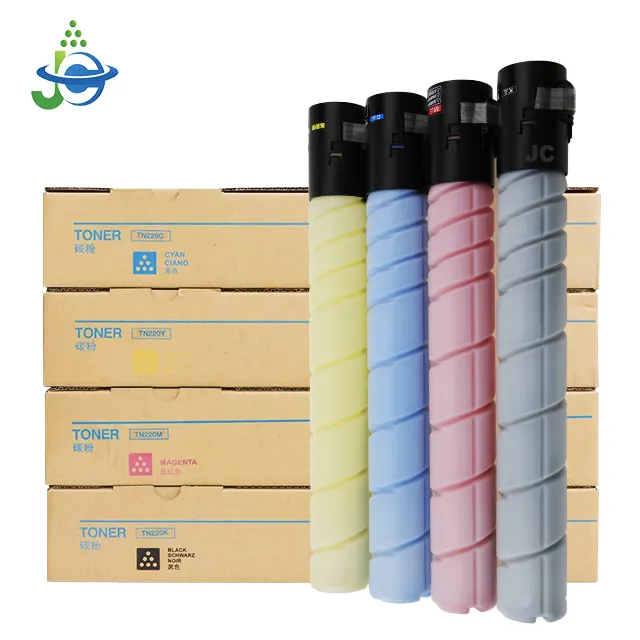 Jane cor tn220 para uso, para bizhub c221 c281 c7128, konica minolta, bizhub, TN-221 importada, cor do pó toner tn220 tn221