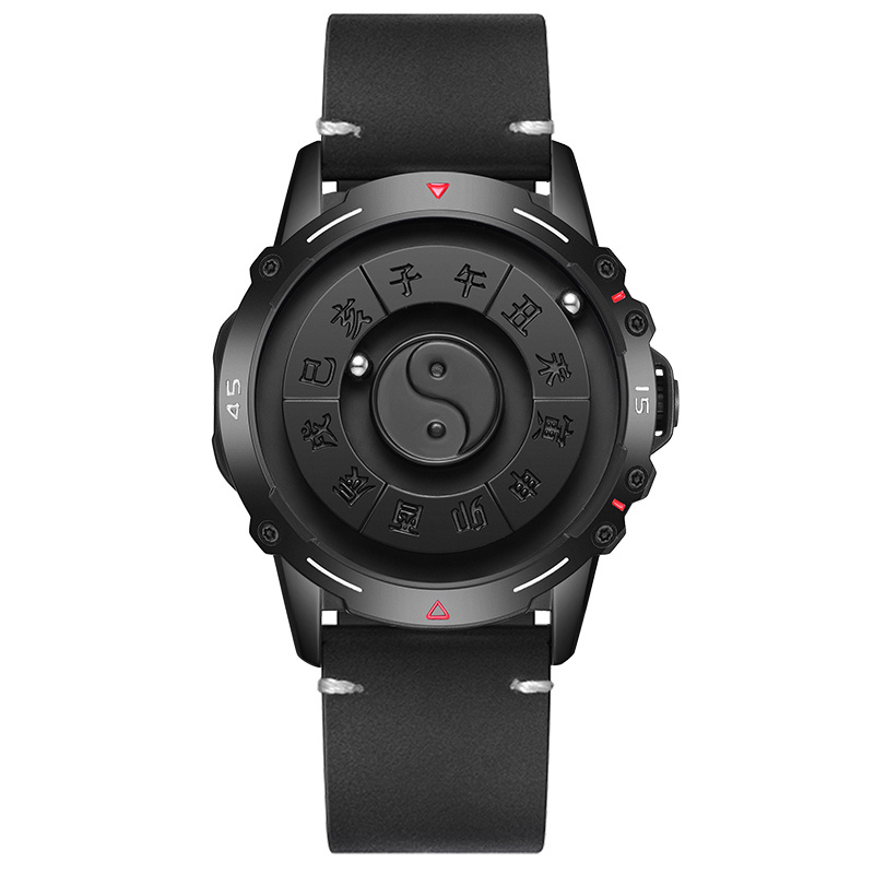 leather black B