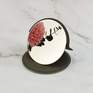 豪华放大便携式定制化妆品紧凑型口袋紧凑型镜子 - Product Image 4
