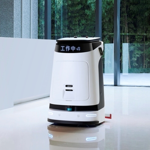 Máy lau sàn <span class=keywords><strong>Robot</strong></span> công nghiệp điện mới với các tính năng chà và lau cho các tổ hợp văn phòng - Product Image 2
