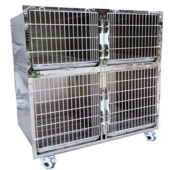 Combined Stainless Steel Dog Cage Big Size Pet Hospital Care Large Dog Cage for sale