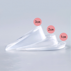 シリコンジェルヒールカップシリカ装具ジェルパッドクッションインソール足底筋膜炎用 - Product Image 3