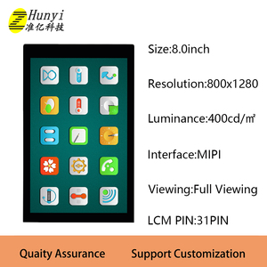 8 inch Touch Display 800*1280 QVGA ILI9881C Controller 31 PIN MIPI <strong>Interface</strong> IIC TFT <strong>LCD</strong> Screen Panel - Product Image 2