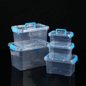 Storage Bin <strong>Box</strong> with Handles Sorting <strong>Box</strong> Building Blocks <strong>Toys</strong> Food Storage <strong>Box</strong> Transparent High Quality Plastic PVC Modern White - Product Image 2