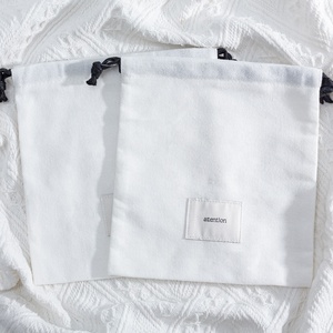 Custom <strong>Canvas</strong> <strong>Drawstring</strong> <strong>Pouch</strong> Customized logo Organic Cotton Fine Cloth <strong>Canvas</strong> <strong>Drawstring</strong> Dust Proof Bag Recyclable Bag - Product Image 6