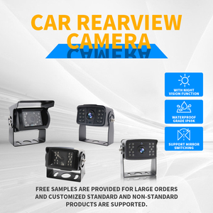 Ayuda de marcha atrás para coche, cámara de visión trasera de 4 pines, sistema de Sensor de aparcamiento, Monitor de coche de 7 "/9''/10,1 ''con Cable de vídeo para Rv, camión, autobús, furgoneta