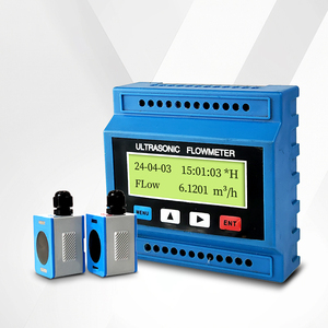 External Clamped RS485 Communication <strong>Output</strong> Ultrasonic <strong>Flow</strong> <strong>Sensor</strong> 0.5 Precision 0.1m/s Measurement Flowmeter - Product Image 1