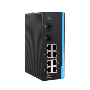 10 port 10/100/1000M netzwerk 8G + 2G verwaltet din schiene industrielle ethernet switch
