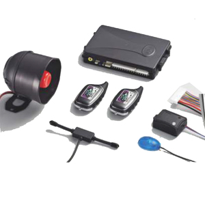 Alarma de coche de dos vías, sistema de entrada sin llave de arranque de motor remoto PLC, sistema de alarma de coche con pantalla LCD remota - Product Image 1