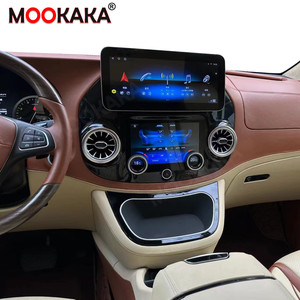 Mookaka Android tela de rádio do carro Para Mercedes-benz Vito 2014-2023 digital AC GPS navegação Head Unit Multimedia Player Carplay