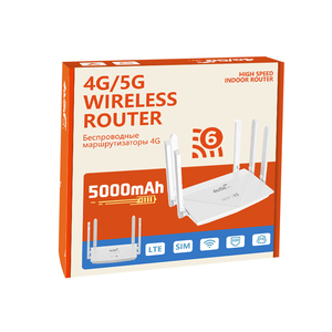 DNEXT 4G CPE <span class=keywords><strong>Modem</strong></span> intérieur sans fil 4 antennes 5000mAh batterie fente pour carte Sim fonction pare-feu Port Wan routeur de point d'accès à large bande - Product Image 2