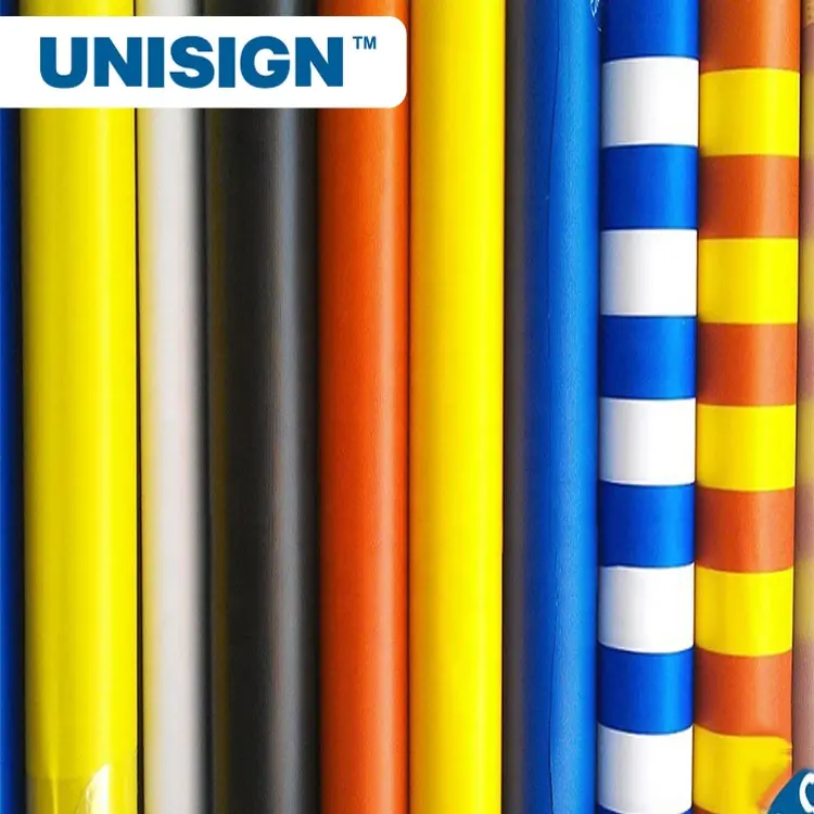 Unisign Tenda Tahan Air Bahan Penutup Terpal Bergaris PVC Terpal Cetak PVC untuk Tenda