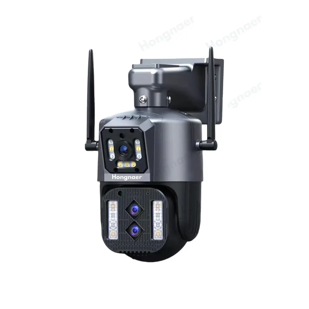 IPC360 nhà 4K WIFI 3 ống kính màn hình kép zoom quang học 10x ngoài trời giám sát CCTV Wifi ip camera an ninh