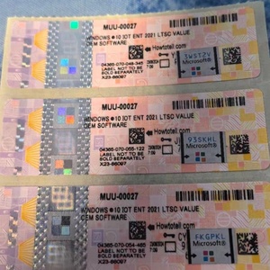 <span class=keywords><strong>Windows</strong></span> <span class=keywords><strong>10</strong></span> IOT doanh nghiệp 2021 khóa ltsc với coa Sticker mục kích hoạt trực tuyến toàn cầu/cao cấp/giá trị - Product Image 1