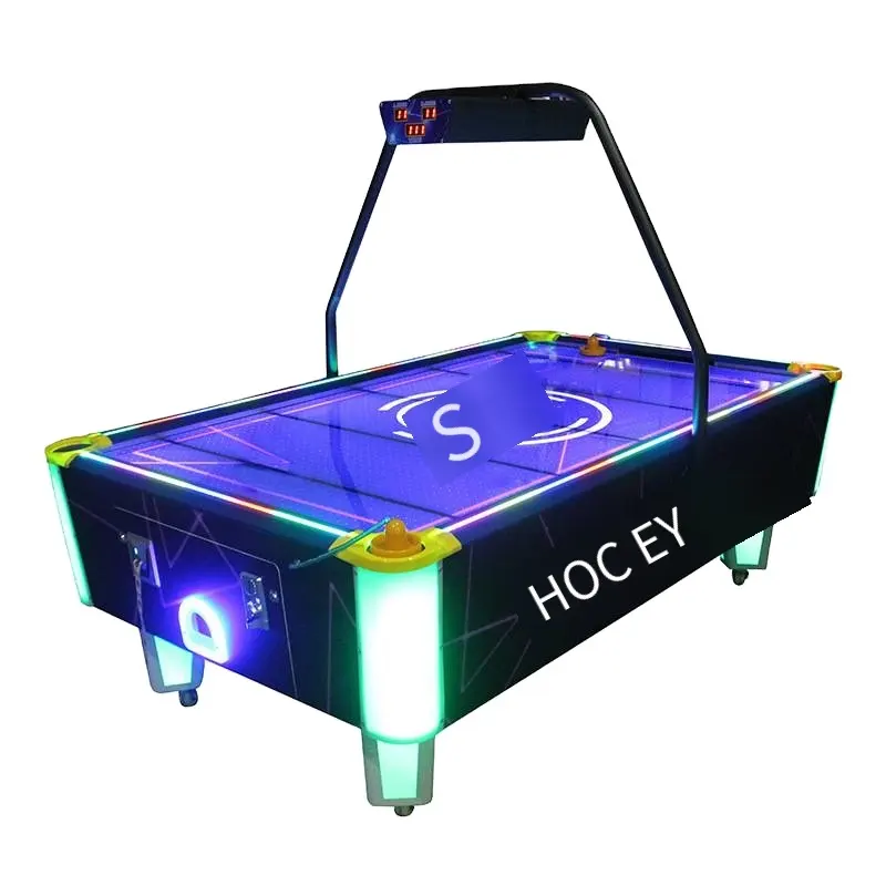 Machine de hockey Jeu de hockey sur glace Table flottante pour deux personnes Centre commercial de hockey sur glace Jeu vidéo Machine d'équipement de jeu de ville