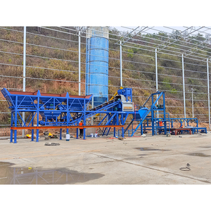 Hzs25 điện di động trạm trộn bê tông nhà máy 30m3 25 mét khối mỗi giờ động cơ máy bơm thành phần trạm trộn bê tông - Product Image 5